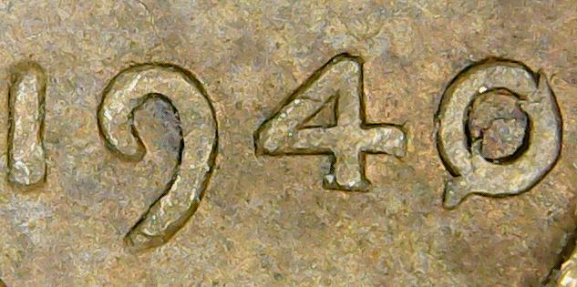 1940-US-Penny,-Planchete-Error?